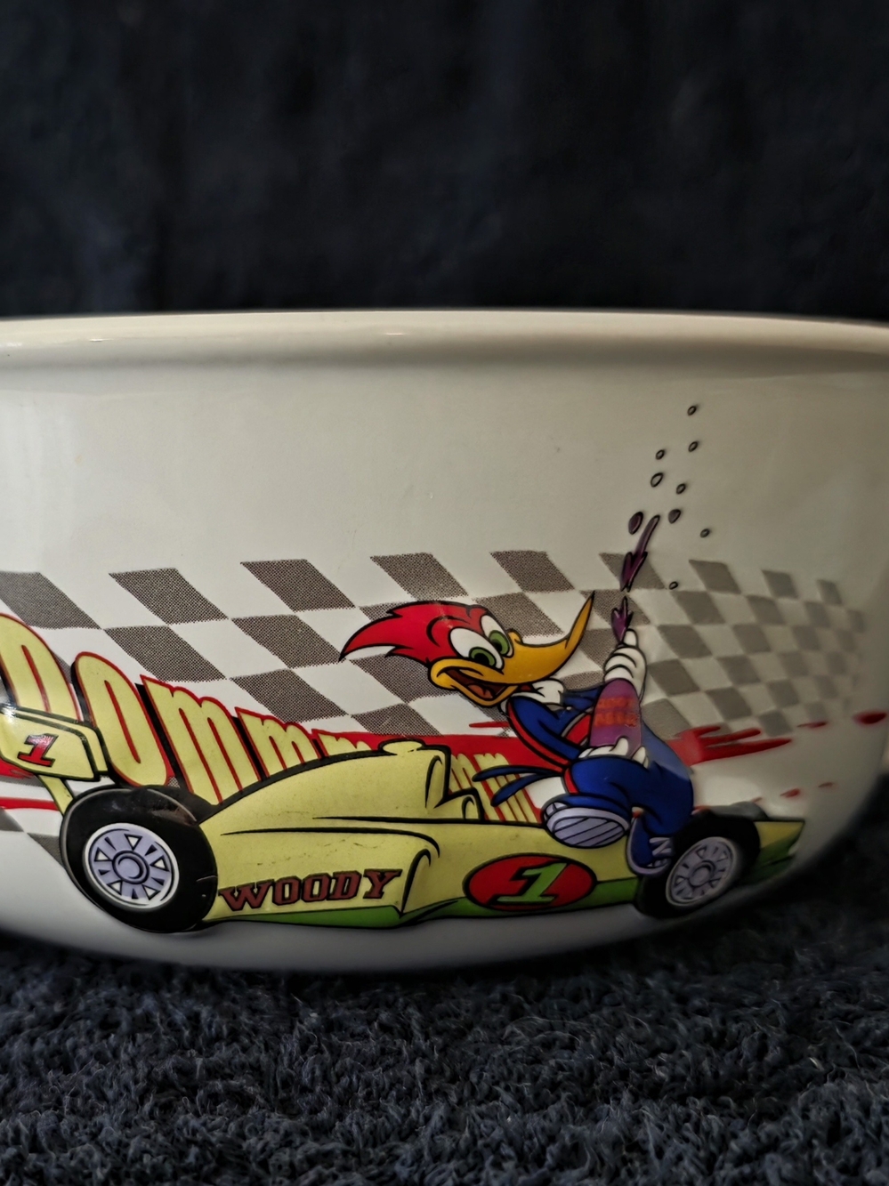 Woody Woodpecker Cereal Bowl With Handle